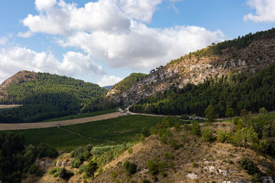 Panoramic view of landscape against sky