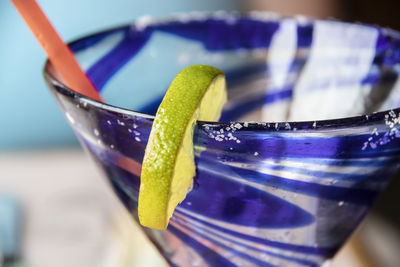 Close-up of drink in glass