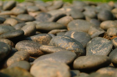 Full frame shot of stones