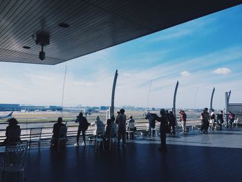 People at haneda airport