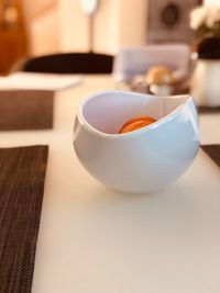 Close-up of food in bowl on table