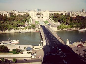 View of buildings in city