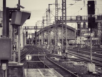 Railroad station platform