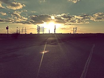 Scenic view of sky at sunset