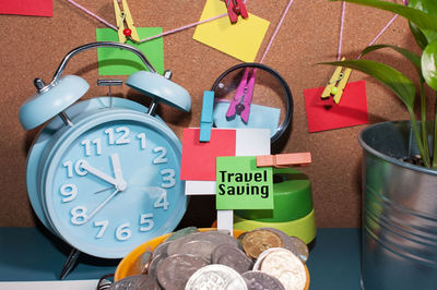 Close-up of clock