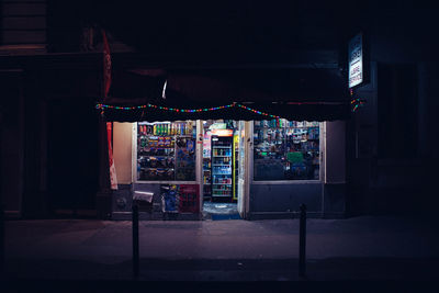 Multi colored light at night