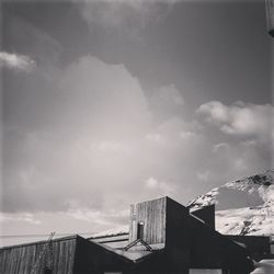 Buildings in city against sky