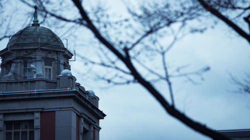 Low angle view of building against sky