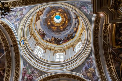 Low angle view of dome of building