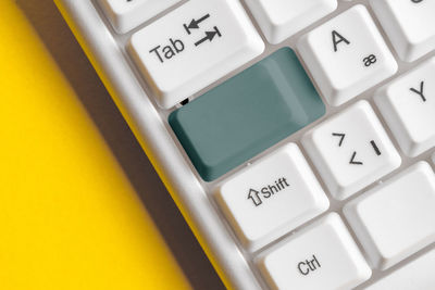 Close-up of computer keyboard