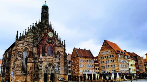 Low angle view of cathedral against sky