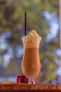 Close-up of drink on table