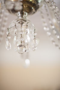 Close-up of cropped hanging light