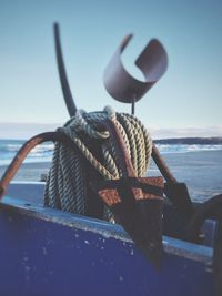 View of boats in sea