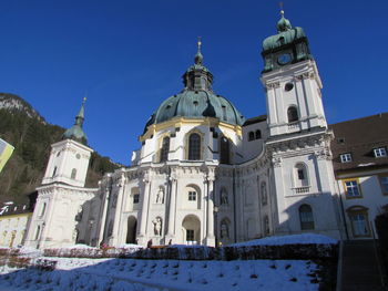 Low angle view of church against sky