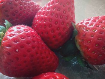 Close-up of strawberries