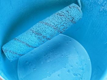 High angle view of bubbles in swimming pool