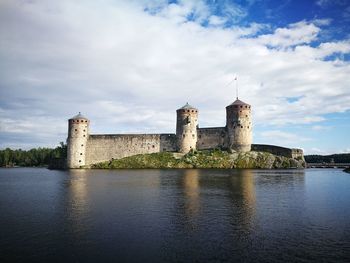 Old castle on an island