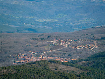 High angle view of landscape