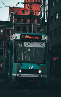 Cars on city street