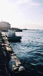 Boats in water