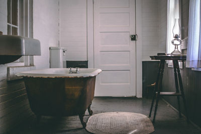 Table and chairs at home