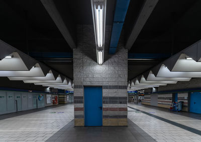 Underground train station