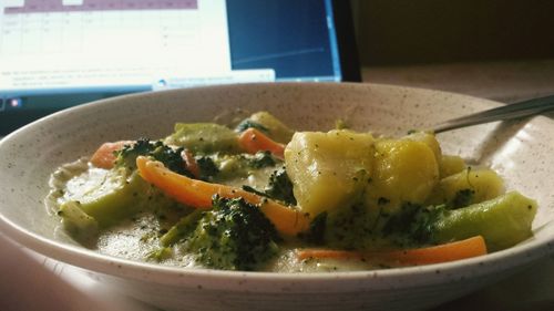 Close-up of food in bowl