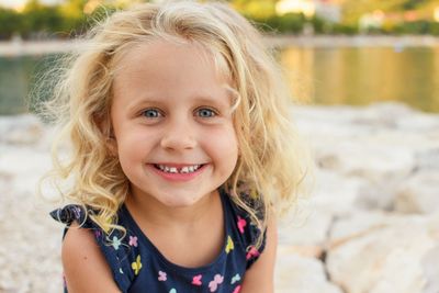 Portrait of a smiling girl