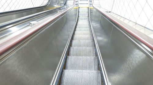 View of escalator