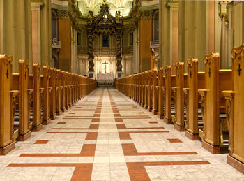 View of corridor of building