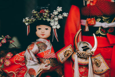 Close-up of traditional clothing