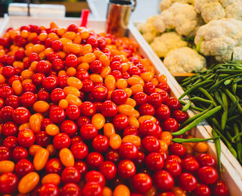 Full frame shot of vegetables for sale