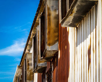 Low angle view of building against sky