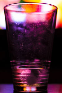 Close-up of drink in glass