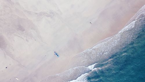 High angle view of beach 