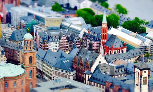 View of residential buildings