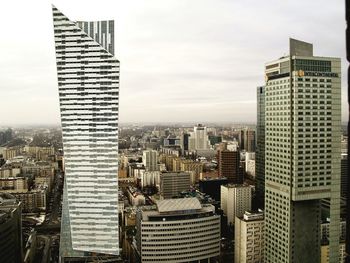 Skyscrapers against sky