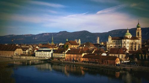 River with buildings in background