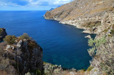 Bay of ieranto,  in naples  province. 