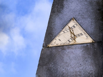 Low angle view of building against sky