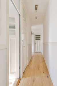 Interior of empty hallway