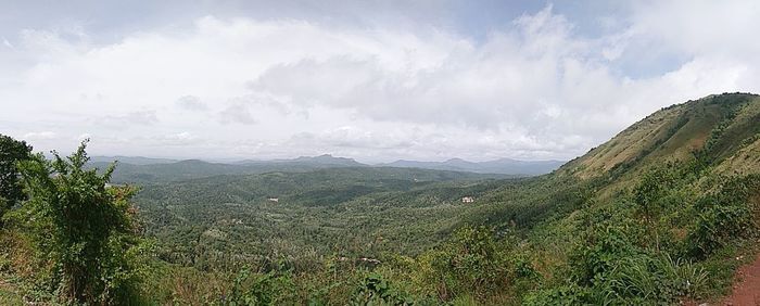 Panoramic view of landscape against sky