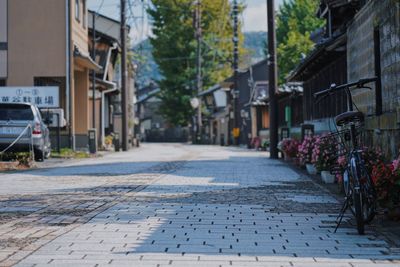 Street amidst buildings in city