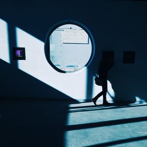 Abstract shot of nautical vessel interior