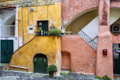 Entrance of old building