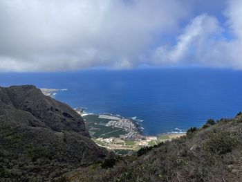 Panoramic view of sea against sky