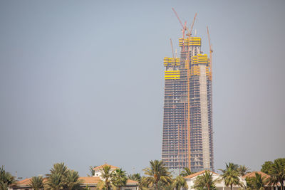 Low angle view of buildings against sky