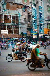 People on city street