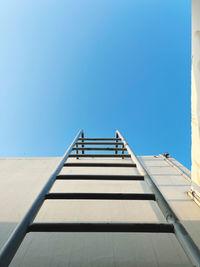 Low angle view of building against clear sky